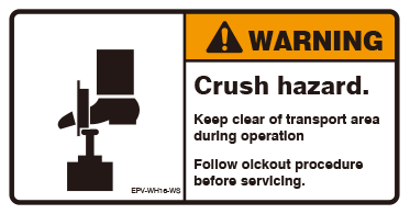 Crush hazard