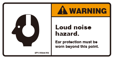 Loud noise hazard